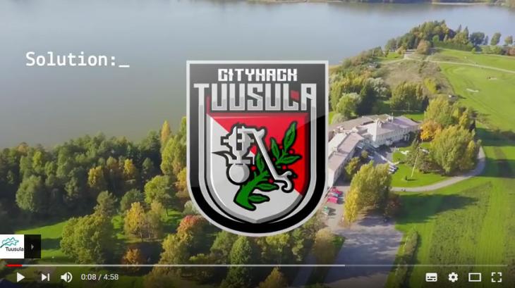 CityHack Tuusula -youtubevideo