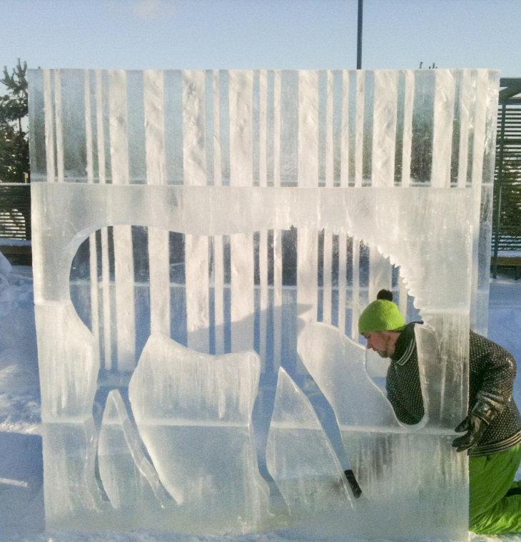 Juha Ahonen Seepra Art Meets Ice Korkeasaari